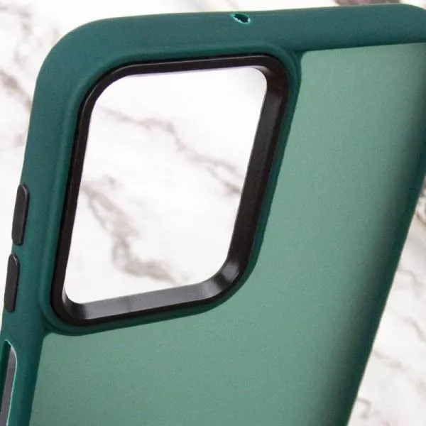 Чехол TPU+PC Lyon Frosted для Motorola Moto G14 — Зеленый — фото 5