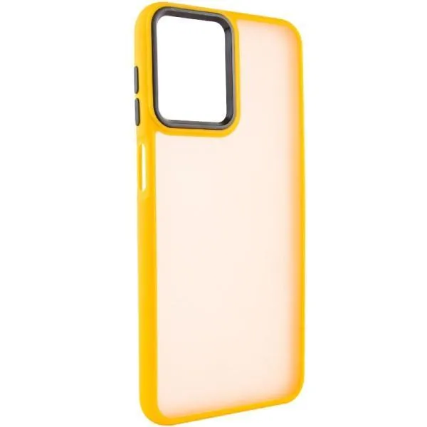 Чехол TPU+PC Lyon Frosted для Motorola Moto G14 — Оранжевый — фото 1 Чехол TPU+PC Lyon Frosted для Motorola Moto G14 — Оранжевый — фото 1