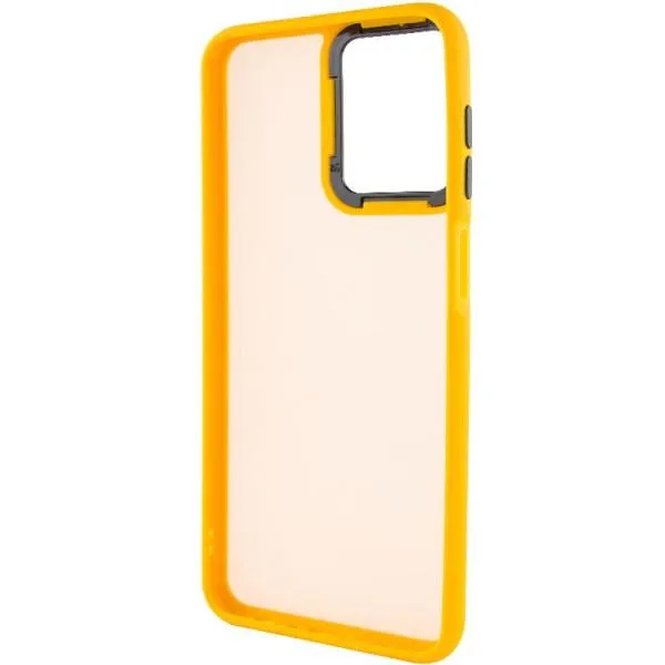 Чехол TPU+PC Lyon Frosted для Motorola Moto G14 — Оранжевый — фото 3 Чехол TPU+PC Lyon Frosted для Motorola Moto G14 — Оранжевый — фото 3