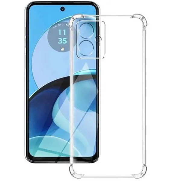 TPU чехол GETMAN Ease logo усиленные углы Full Camera для Motorola Moto G14 — Прозрачный — фото 1