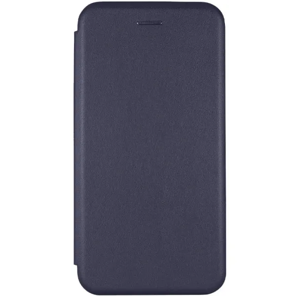 Кожаный чехол-книжка Classy для Motorola Moto G15 Power / G17 Power — Темно-синий — фото 1 Кожаный чехол-книжка Classy для Motorola Moto G15 Power / G17 Power — Темно-синий — фото 1