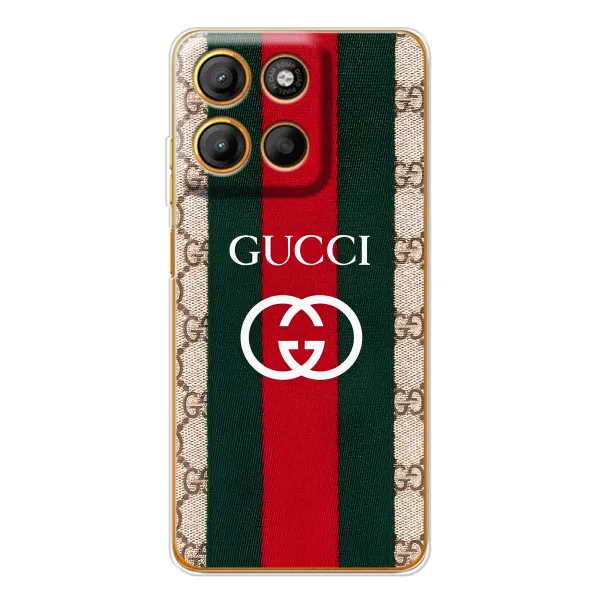 Чохол з принтом «Gucci дизайн» для Motorola Moto G15 Power