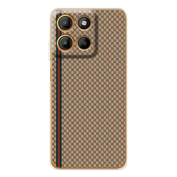 Чохол з принтом «Гуччі полоса» для Motorola Moto G15 Power