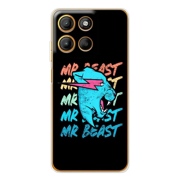 Чохол з принтом «logo Mr beast» для Motorola Moto G15 Power