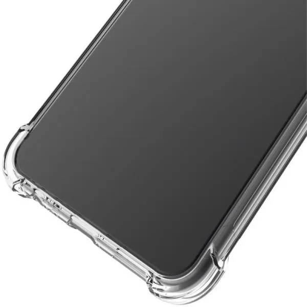 TPU чехол GETMAN Ease logo усиленные углы Full Camera для Motorola Moto G15 4G — Прозрачный — фото 2