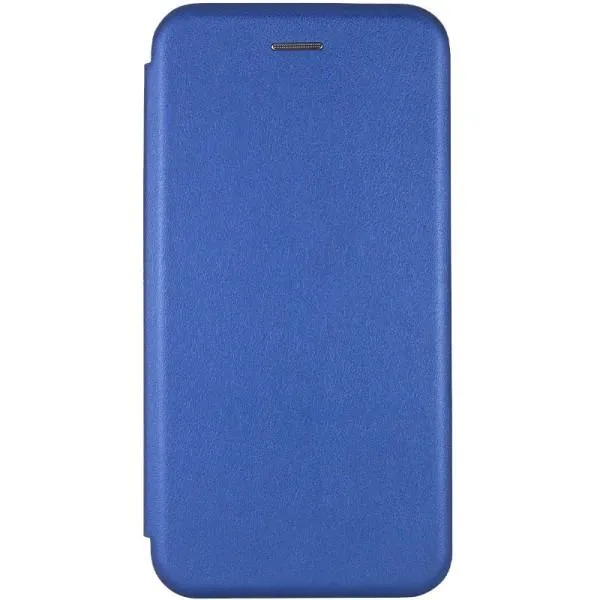 Кожаный чехол-книжка Classy для Motorola Moto G15 4G — Синий — фото 1