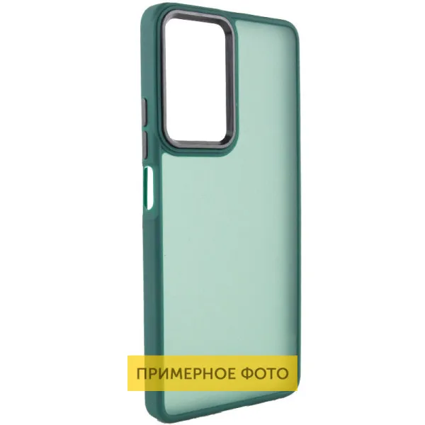 Чехол TPU+PC Lyon Frosted для Motorola Moto G15 4G — Зеленый