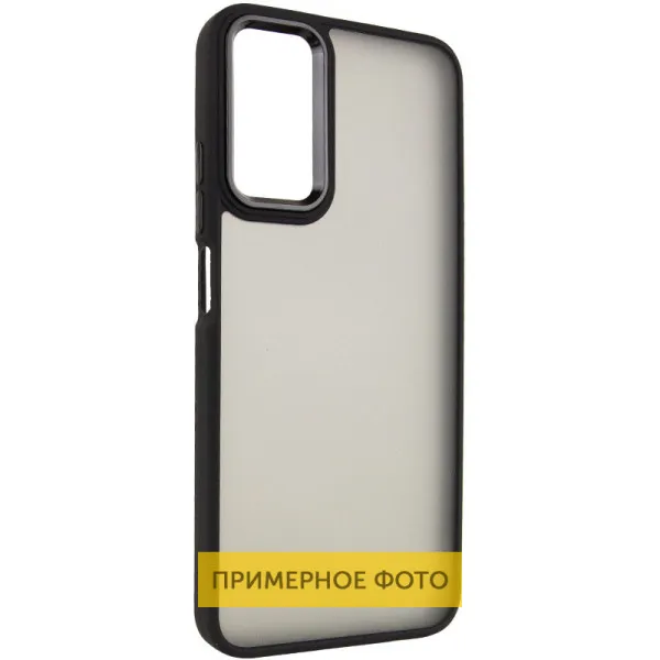 Чехол TPU+PC Lyon Frosted для Motorola Moto G15 4G — Черный