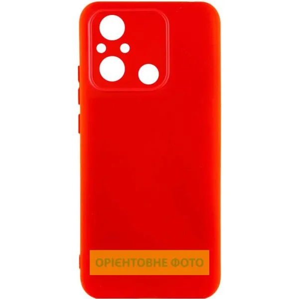 Чехол Silicone Cover Lakshmi Full Camera (AAA) для Motorola Moto G15 4G — Красный