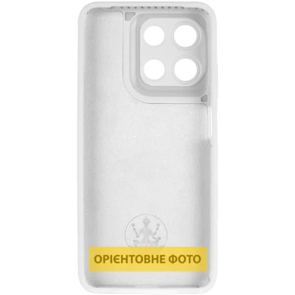 Чехол Silicone Cover Lakshmi Full Camera (AAA) для Motorola Moto G15 4G — Белый — фото 2