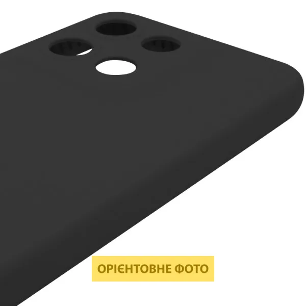 Чехол Silicone Cover Lakshmi Full Camera (AAA) для Motorola Moto G15 4G — Черный — фото 1