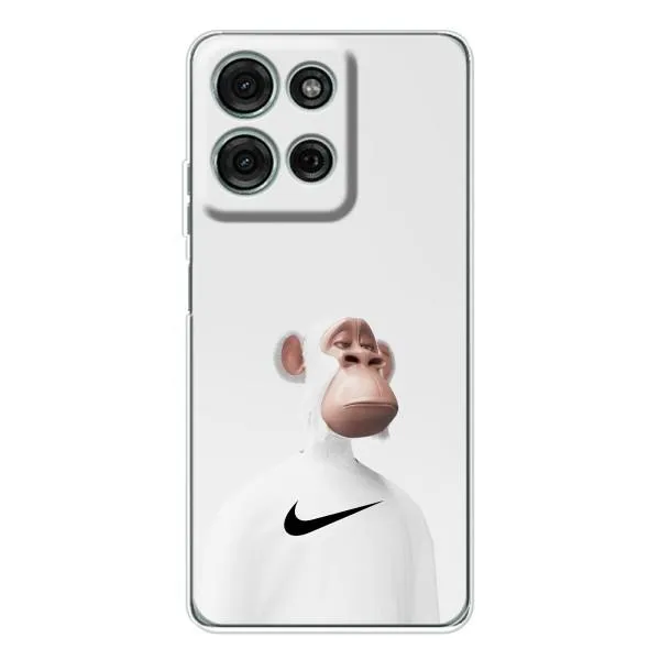Чехол с принтом «обезьяна NFT Nike» для Motorola Moto G15