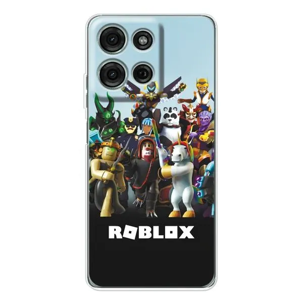 Чехол с принтом «ROBLEX» для Motorola Moto G15
