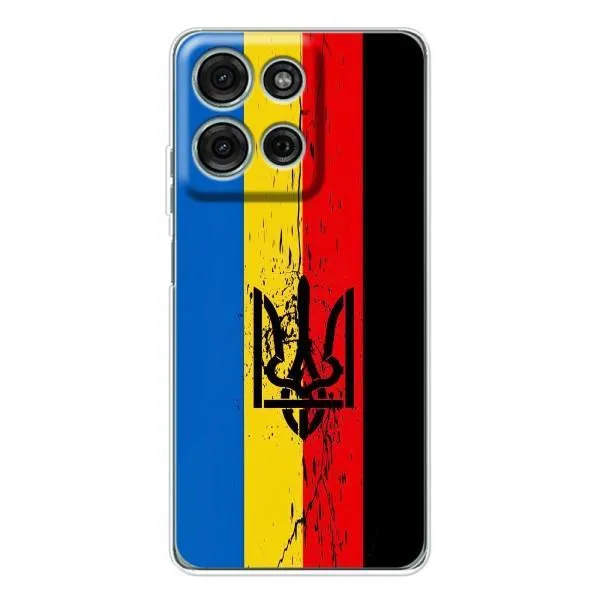 Чехол с принтом «Флаг УПА» для Motorola Moto G15