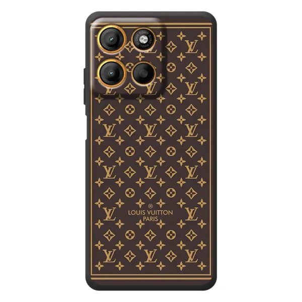 Чехол с принтом «обои LV» для Motorola Moto G17 Power