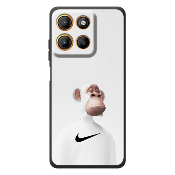 Чохол з принтом «мавпа NFT Nike» для Motorola Moto G17