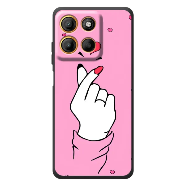 Чехол с принтом «Знак Love» для Motorola Moto G17 Чехол с принтом «Знак Love» для Motorola Moto G17