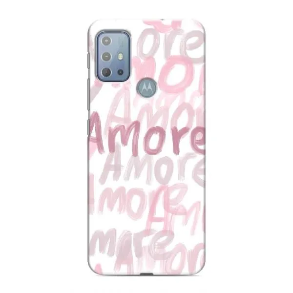 Чехол с принтом «Аморе любовь» для Motorola MOTO G20