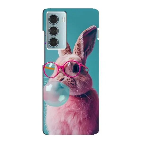 Чехол с принтом «Кролик в очках» для Motorola MOTO G200