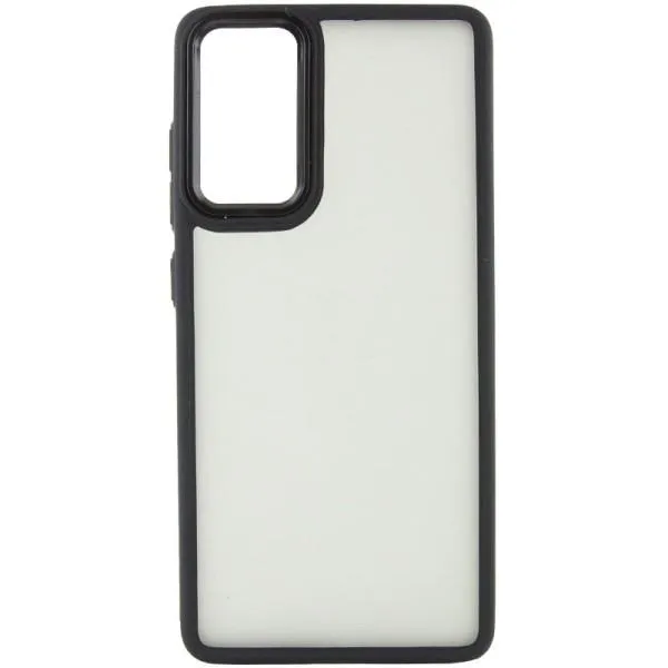 Чехол TPU+PC Lyon Frosted для Motorola Moto G22 — Черный — фото 2