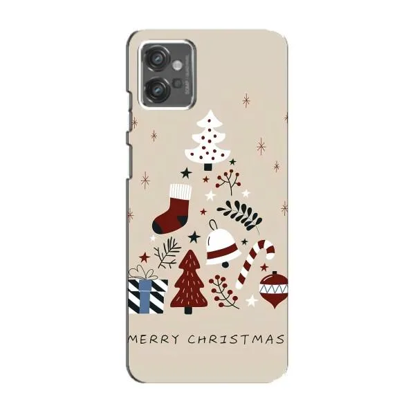 Чехол с принтом «Merry Christmas» для Motorola MOTO G23