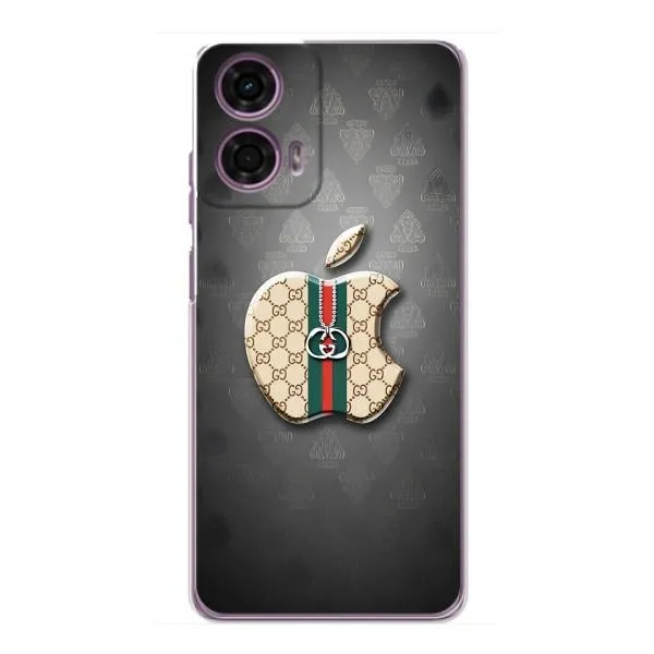 Чехол с принтом «Apple gucci» для Motorola MOTO G24 Power