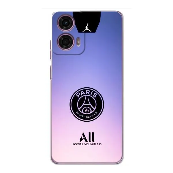 Чехол с принтом «лого PSG» для Motorola MOTO G24 Power