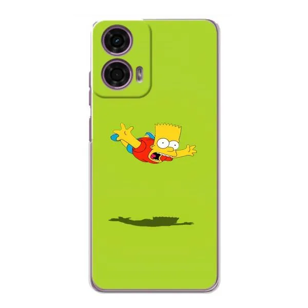Чехол с принтом «Барт Симпсон» для Motorola MOTO G24 Power