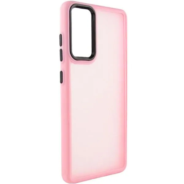 Чехол TPU+PC Lyon Frosted для Motorola Moto G24 / G04 / E14 — Розовый — фото 1