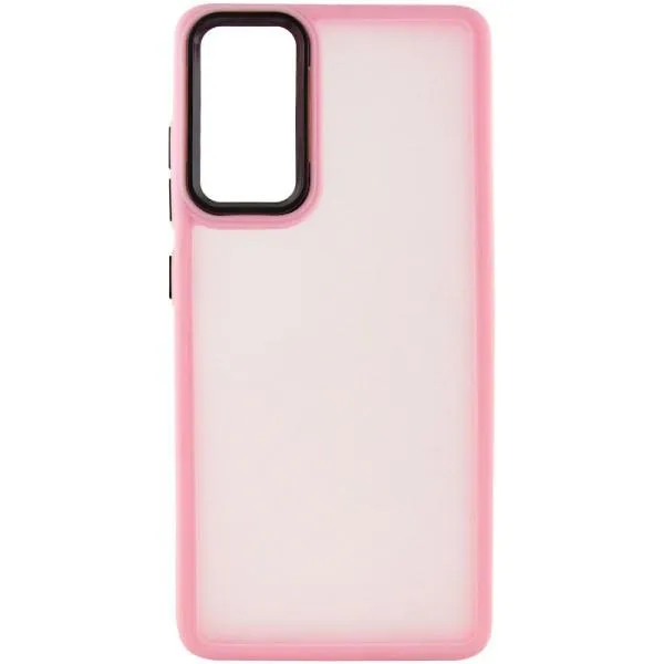 Чехол TPU+PC Lyon Frosted для Motorola Moto G24 / G04 / E14 — Розовый — фото 2