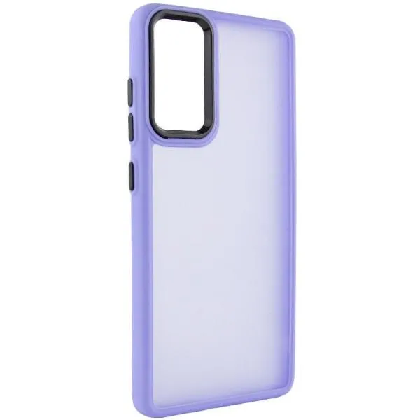 Чехол TPU+PC Lyon Frosted для Motorola Moto G24 / G04 / E14 — Фиолетовый — фото 1