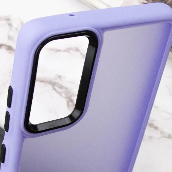Чехол TPU+PC Lyon Frosted для Motorola Moto G24 / G04 / E14 — Фиолетовый — фото 5