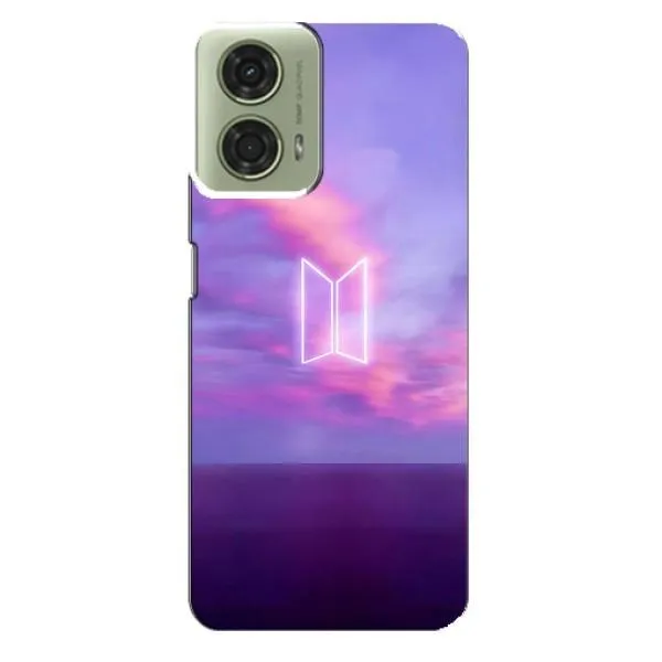 Чехол с принтом «BTS логотип» для Motorola MOTO G24