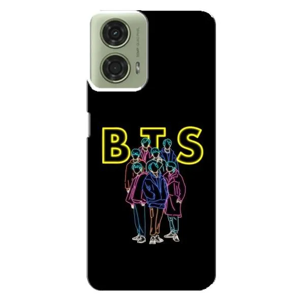 Чехол с принтом «BTS стайл» для Motorola MOTO G24