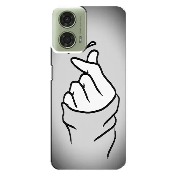 Чехол с принтом «Значок Love» для Motorola MOTO G24