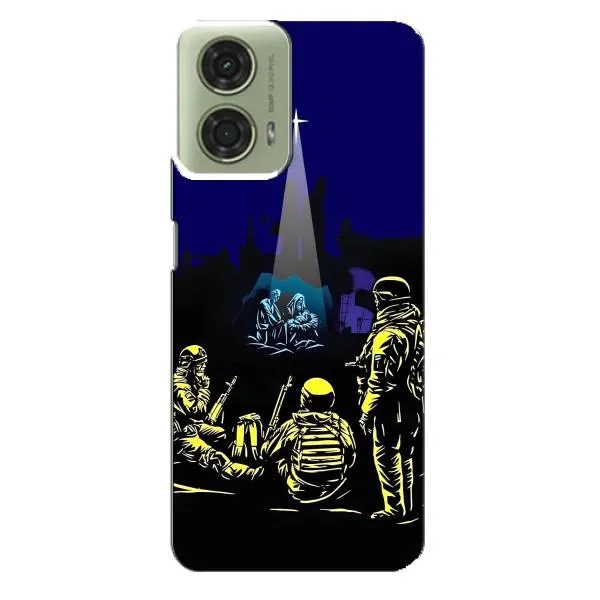 Чехол с принтом «Рождество в Украине» для Motorola MOTO G24
