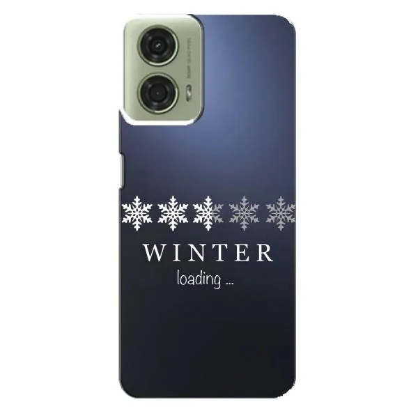 Чохол з принтом «Winter loading» для Motorola MOTO G24