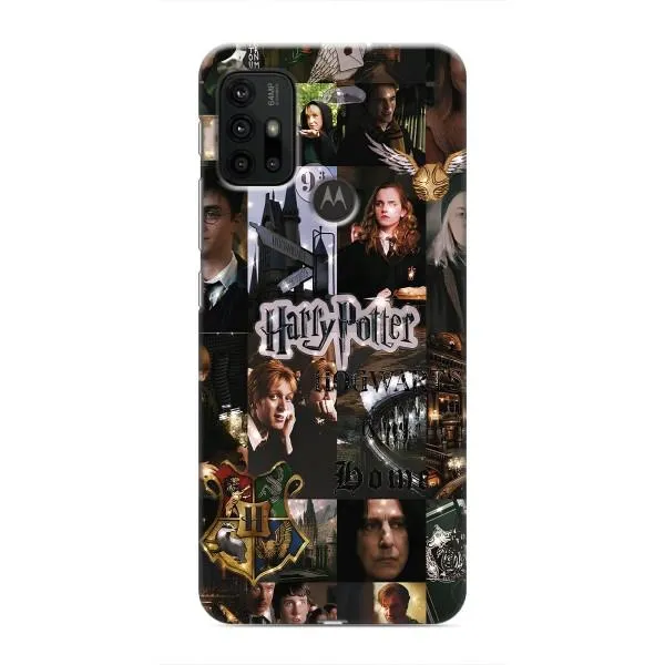 Чехол с принтом «коллаж Гарри Поттер» для Motorola MOTO G30