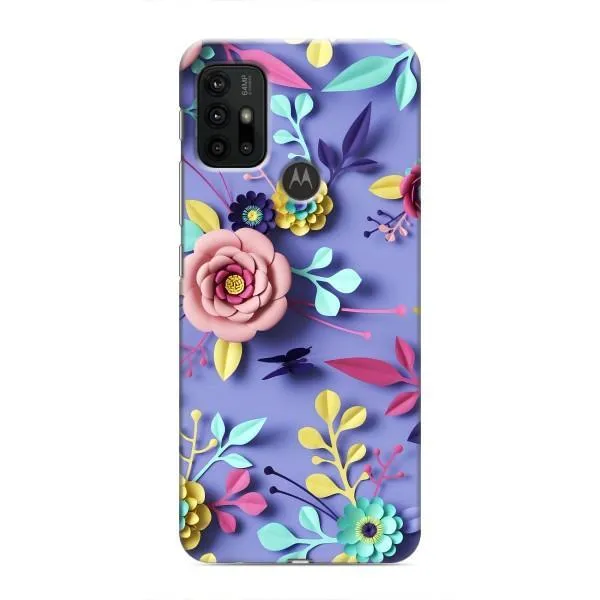 Чохол з принтом «Дизайн квітів» для Motorola MOTO G30