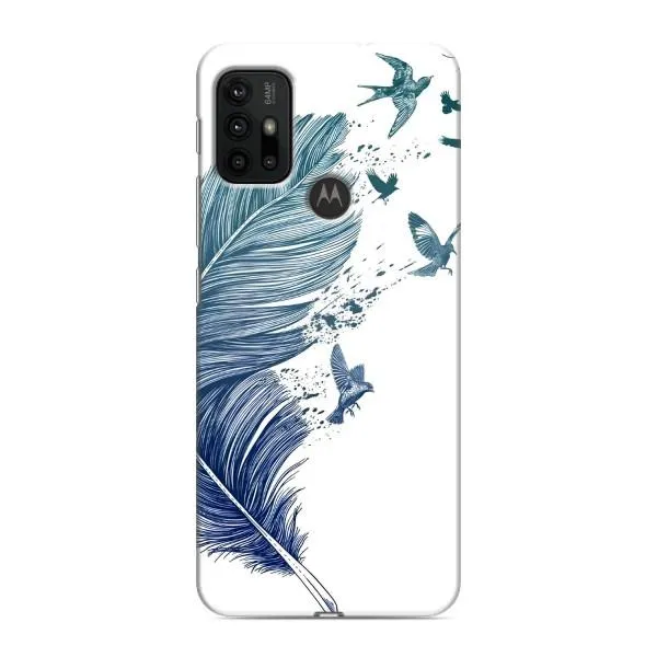 Чехол с принтом «Перышко» для Motorola MOTO G30