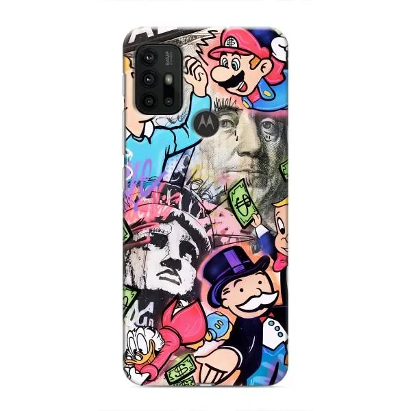 Чехол с принтом «Monopoly man» для Motorola MOTO G30