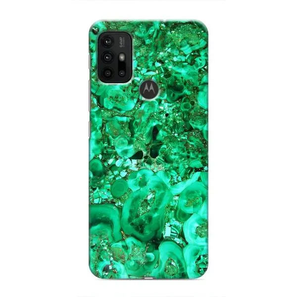 Чехол с принтом «Салатный Мрамор» для Motorola MOTO G30