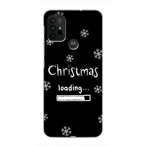 Чехол с принтом «Christmas loading» для Motorola MOTO G30