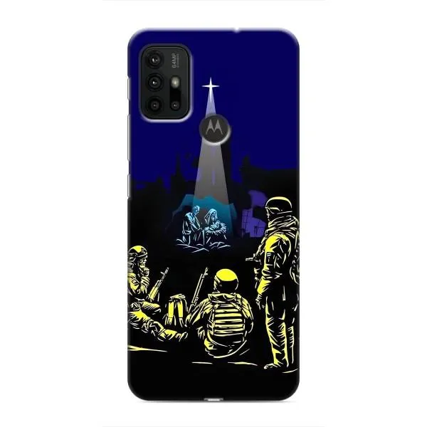 Чехол с принтом «Рождество в Украине» для Motorola MOTO G30