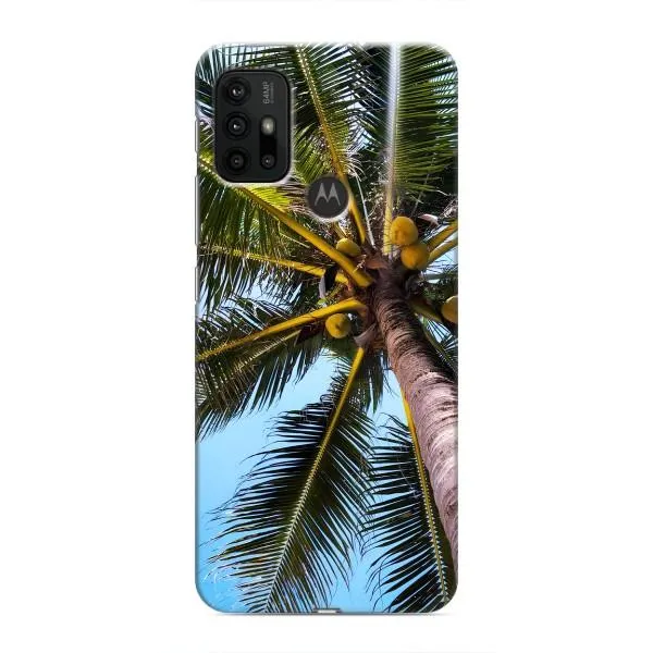 Чехол с принтом «Пальма» для Motorola MOTO G30