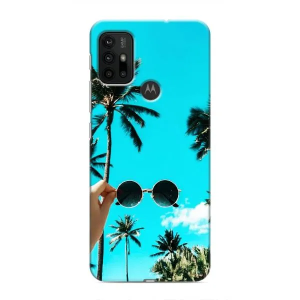 Чехол с принтом «Взгляд лето» для Motorola MOTO G30