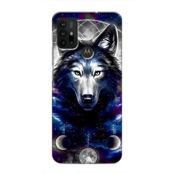 Чехол с принтом «Волк» для Motorola MOTO G30