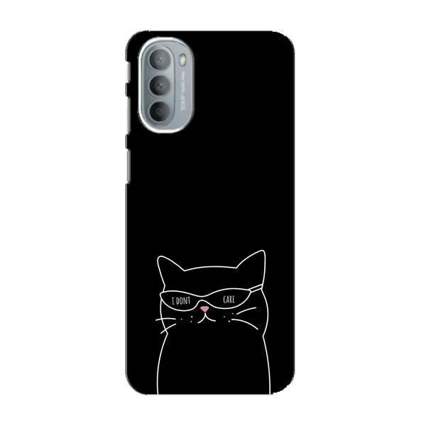 Чехол с принтом «Равнодушный кот» для Motorola MOTO G31 Чехол с принтом «Равнодушный кот» для Motorola MOTO G31