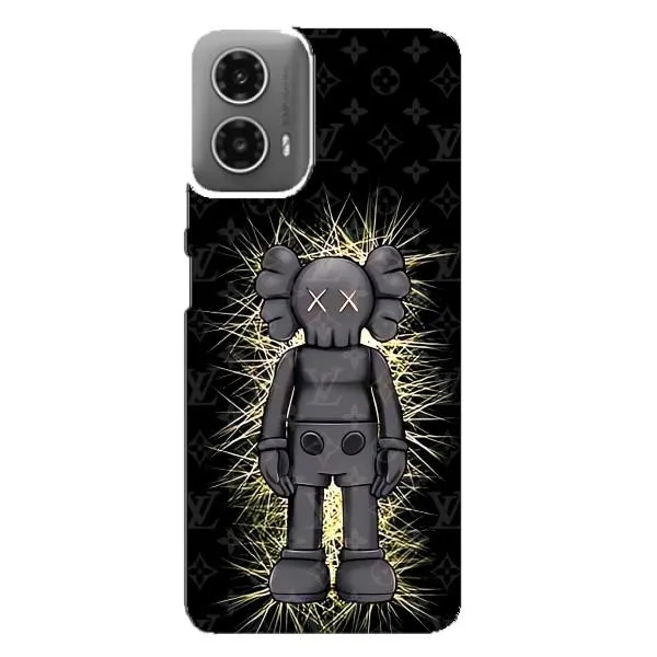 Чехол с принтом «Bearbrick LV» для Motorola MOTO G34