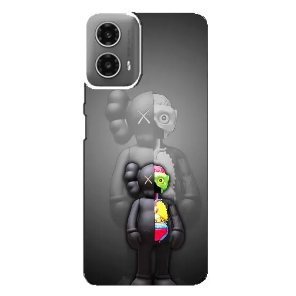 Чехол с принтом «Тело Bearbrick» для Motorola MOTO G34